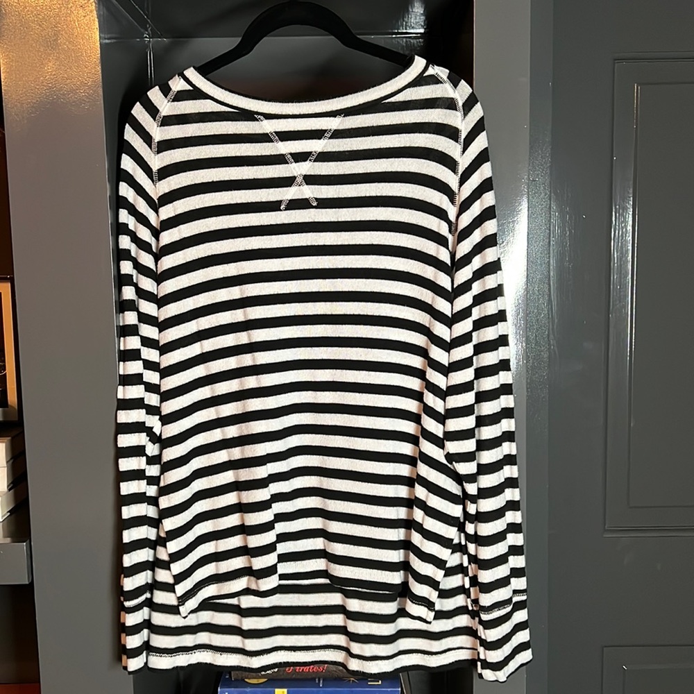 LNA Cozy Striped Shirt